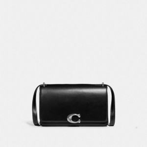 Coach Bandit Shoulder Bag Prateadas Pretas | COH865223