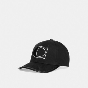 Coach Baseball Hat Pretas | COH866421