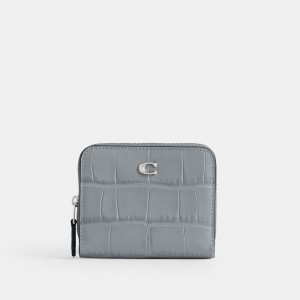 Coach Billfold Wallet Prateadas Cinzentas Azuis | COH865572