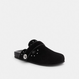 Coach Blake Clog With Rivets Pretas | COH865808