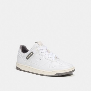 Coach C201 Low Top Sneaker Branco Cinzentas | COH865825