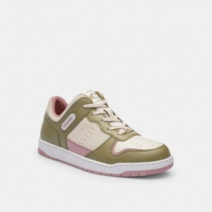 Coach C201 Low Top Sneaker Luz Rosa | COH865841