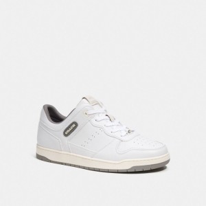 Coach C201 Sneaker Branco Cinzentas | COH866812