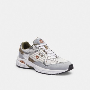 Coach C301 Sneaker Branco Cinzentas | COH865838