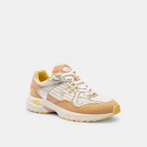 Coach C301 Sneaker Cinzentas Marrom | COH865815