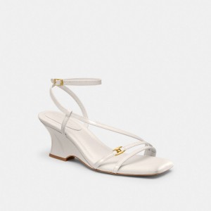 Coach Cait Sandal Branco | COH865746
