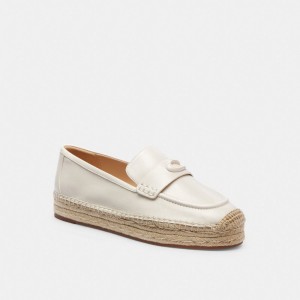 Coach Camilla Espadrille Branco | COH865788