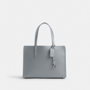 Coach Carter Carryall Bag 28 Prateadas Cinzentas Azuis | COH865029