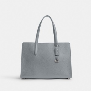 Coach Carter Carryall Bag Prateadas Cinzentas Azuis | COH865053