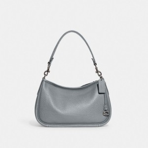 Coach Cary Crossbody Bag Prateadas Cinzentas Azuis | COH865289