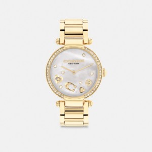 Coach Cary Watch, 34 Mm Douradas | COH866282