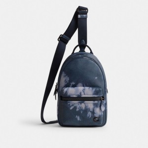Coach Charter Pack With Tie Dye Print Azul Marinho Multicoloridas | COH866591