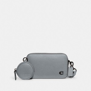 Coach Charter Slim Crossbody Cinzentas Azuis | COH865250