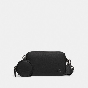 Coach Charter Slim Crossbody Pretas | COH865417
