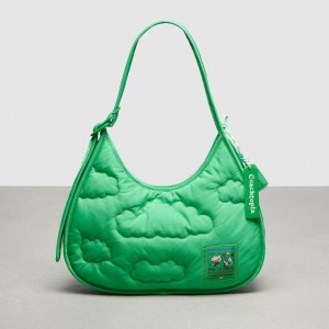 Coach Coachtopia Loop Ergo Bag With Cloud Quilting Verdes | COH865114