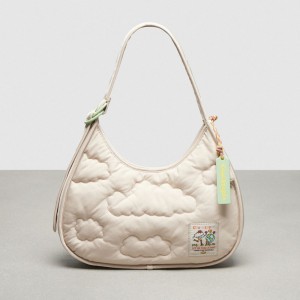 Coach Coachtopia Loop Ergo Bag With Cloud Quilting Bege | COH865147