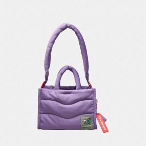 Coach Coachtopia Loop Mini Puffy Tote Roxo | COH866623