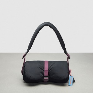 Coach Coachtopia Loop Puffy Wavy Dinky Bag Pretas | COH864980