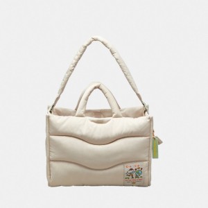 Coach Coachtopia Loop Tote With Wavy Quilting Bege | COH866632