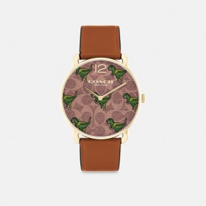 Coach Elliot Watch, 36 Mm Marrom | COH866299