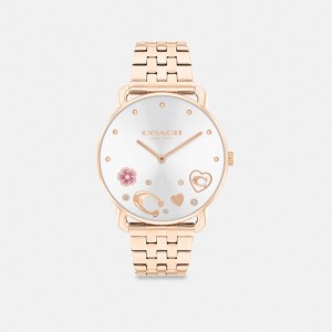 Coach Elliot Watch, 36 Mm Rosa Douradas | COH866241