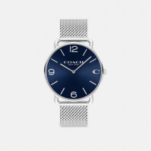 Coach Elliot Watch, 41 Mm Cinzentas Azuis | COH866977