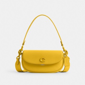 Coach Emmy Saddle Bag 23 Prateadas | COH864922