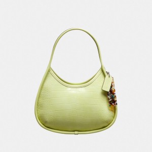 Coach Ergo Bag In Croc Embossed Coachtopia Leather Bege | COH865117