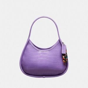 Coach Ergo Bag In Croc Embossed Coachtopia Leather Roxo | COH865129