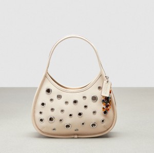 Coach Ergo Bag In Pebbled Coachtopia Leather: Grommets Bege | COH864914