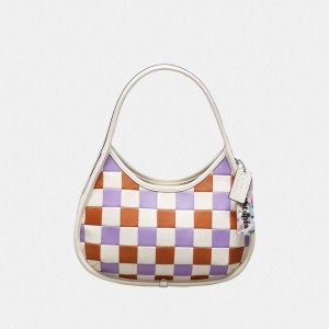 Coach Ergo Bag In Tri Color Checkerboard Upcrafted Leather Multicoloridas | COH864881