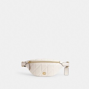 Coach Essential Belt Bag With Pillow Quilting Branco | COH865287