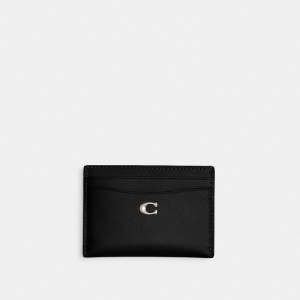 Coach Essential Card Case Prateadas Pretas | COH865721