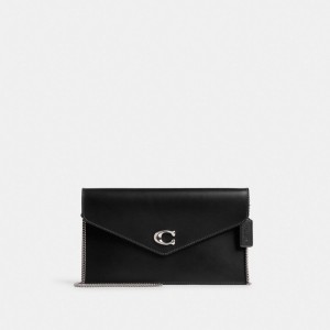 Coach Essential Clutch Prateadas Pretas | COH865634