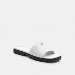 Coach Florence Sandal Branco | COH865869