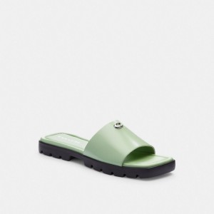 Coach Florence Sandal Verdes | COH865854