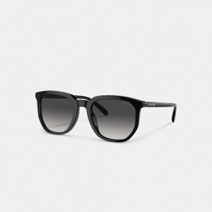 Coach Geometric Square Sunglasses Pretas | COH866361