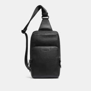 Coach Gotham Pack Pretas Cobre Pretas | COH866587