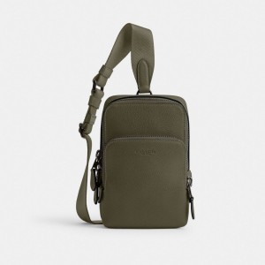 Coach Gotham Sling Pack 13 Verdes | COH866484