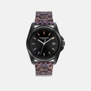 Coach Greyson Watch, 36 Mm Pretas | COH866292
