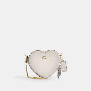 Coach Heart Crossbody Bag 14 Branco | COH865430