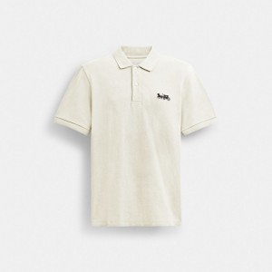 Coach Horse And Carriage Classic Polo Branco | COH866903