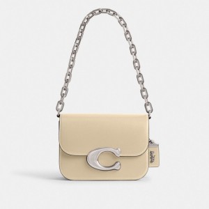 Coach Idol Bag Prateadas Branco | COH864812