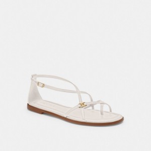 Coach Jenni Sandal Branco | COH865876