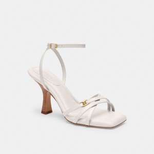 Coach Kelsey Sandal Branco | COH865731