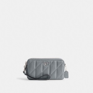 Coach Kira Crossbody Bag With Pillow Quilting Prateadas Cinzentas Azuis | COH865630