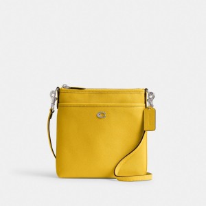 Coach Kitt Messenger Crossbody Bag Prateadas | COH865197