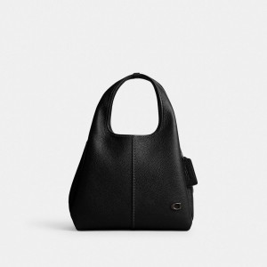 Coach Lana Shoulder Bag 23 Azuis Cinzentas Pretas | COH865188