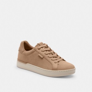 Coach Lowline Low Top Sneaker Cinzentas Marrom | COH865835
