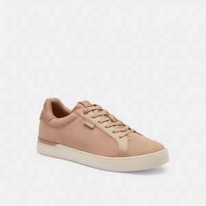 Coach Lowline Low Top Sneaker Cinzentas Marrom | COH866817